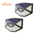 112 LED Lithium Battery Outdoor Lighting Solar Powered Led Wall Light Street Garden Solar Led Lamp